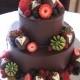 Chocolate Wedding Cake with Fruits ♥ Gourmet Chocolate-Dipped Strawberries Wedding Cake | Ozel Tasarim Cikolatali Dugun Pastasi ♥ Damat Seklinde Cikolatali Cilekli Dugun Pastasi