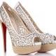 Christian Louboutin Wedding Shoes ♥ Chic and Fashionable Wedding High Heel Shoes | Yuksek Topuk Abiye Ayakkabi