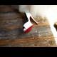 Christian Louboutin Wedding Shoes with Red Bottom ♥ Chic and Fashionable Wedding High Heel Shoes | Yuksek Topuk Abiye Ayakkabi
