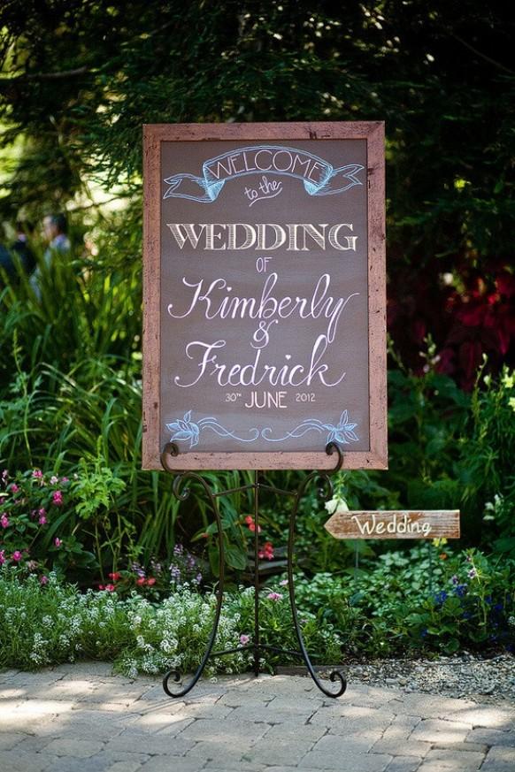 wedding photo - Wedding Signage