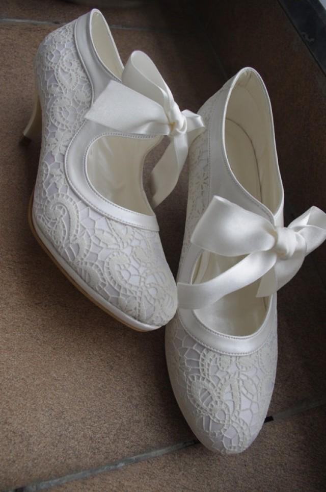 Salsa Dance LACE Ivory Wedding Shoe Designed Specially #7011 - New ... Salsa Dance LACE Ivory Wedding Shoe Designed Specially #7011 - New ...