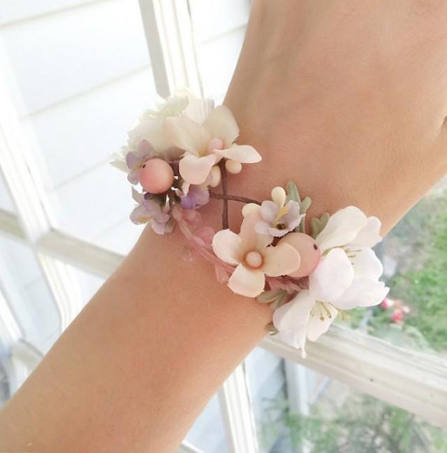 Mother of groom bracelet from bride with orchids