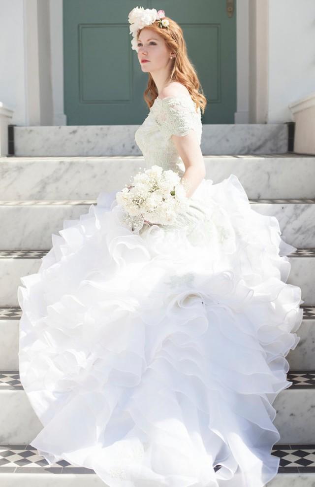 white frock for bride