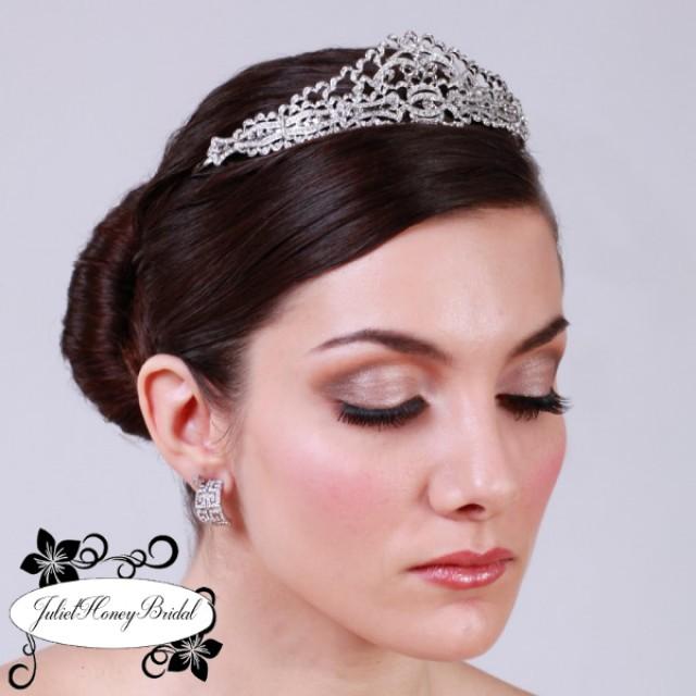 ... Diamante Crown Diadem, Princess Bride Tiara #2424898 - Weddbook