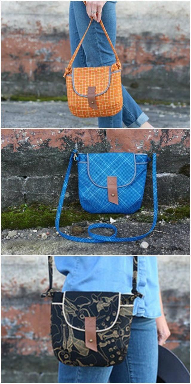 Gatherer Crossbody Bag – Free Pattern