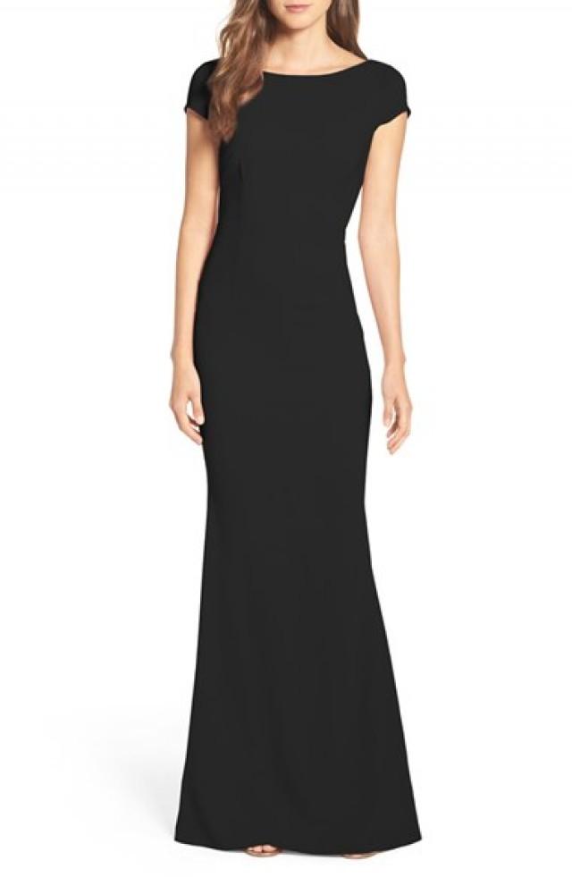 Katie May Plunge Knot Back Gown