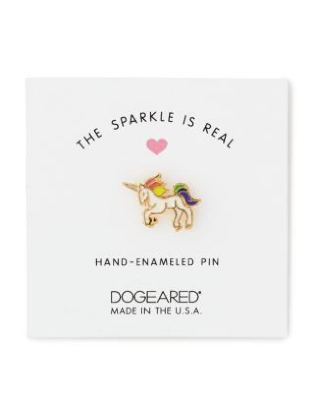 wedding photo - Dogeared Sparkle Is Real Unicorn Pin