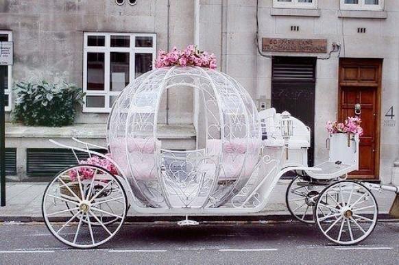 wedding photo - Fairytale Wedding Car ♥ Dream Wedding Ideas 