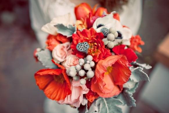 wedding photo - Bouquets de mariage rustique