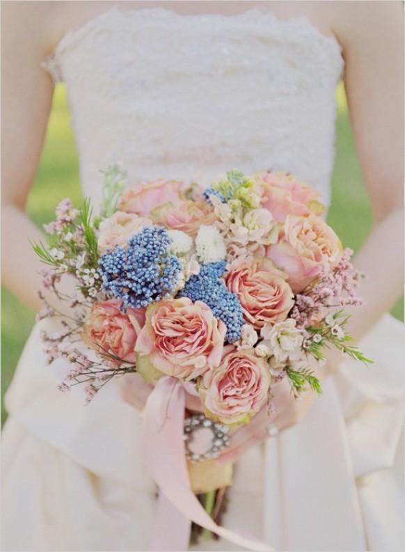 wedding photo - Bouquets de mariage rustique