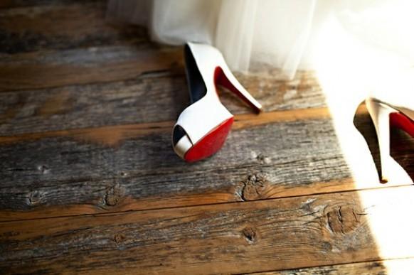 wedding photo - أحذية لوبوتان المسيحي الزفاف مع أحمر قعر ♥ زفاف شيك وعصرية أحذية عالية الكعب