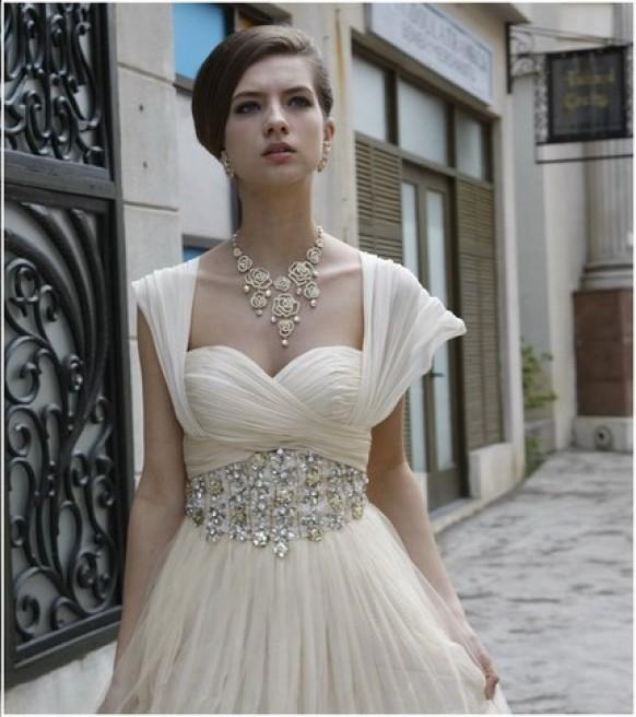 wedding photo - Шикарные свадебные платья Специальный дизайн ♥ Шелковый свадебное платье