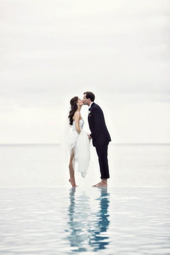 wedding photo - Photographie de mariage de plage ♥ Photographie de mariage romantique