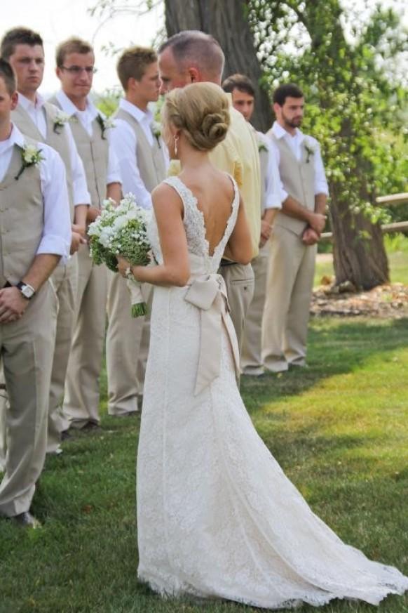 wedding photo - Simple and Chic Wedding Dress 