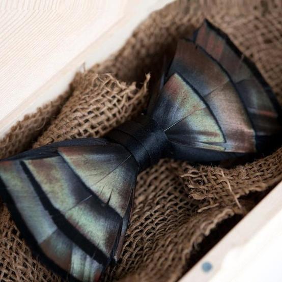 Wedding - Unique Groom Bow Tie ♥ Special Design Bowtie 