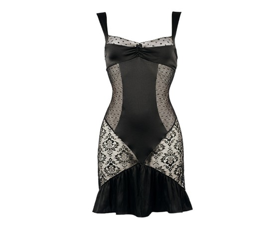 Wedding - Sensual Black Lace Nightdress 