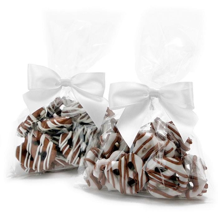 زفاف - Mini Chocolate Covered Pretzels