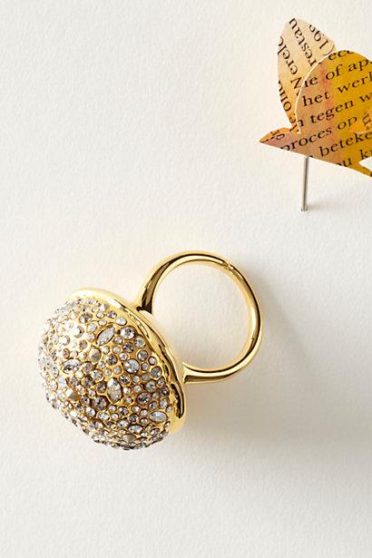 Wedding - Pave Sphere Ring - K