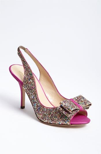 Mariage - Sparkly chaussures de mariage ♥ pompe en cuir Glitter Finish