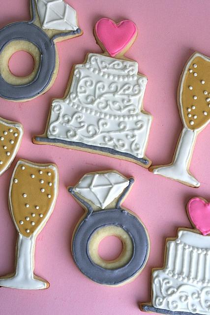 Mariage - Homemade cookies de mariage de sucre