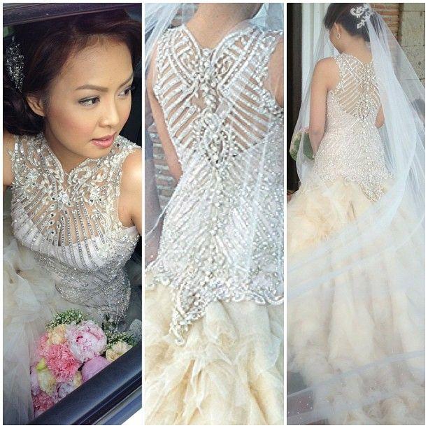 Wedding - Wedding gown decorated with crystals