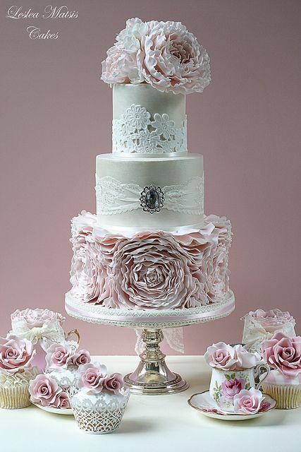 Mariage - Élégant, gâteau fabuleux