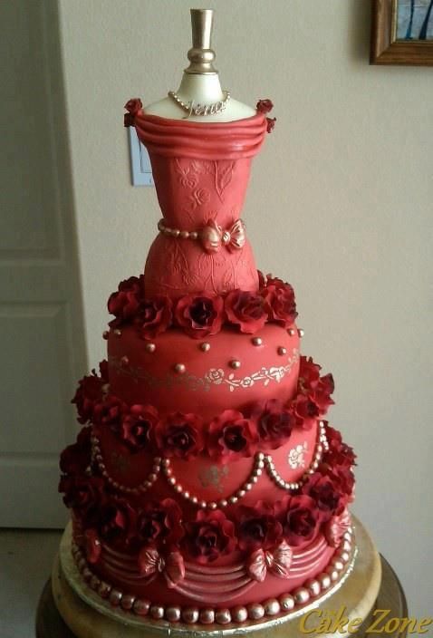 Hochzeit - Kleid Kuchen