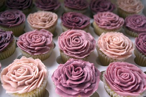 Wedding - Rose Cupcakes