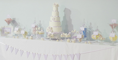 Hochzeit - Kuchen & Sweetie Tabelle