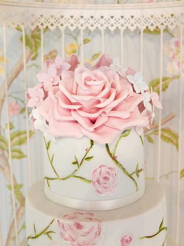 Wedding - Close Up Of Top Of Cake