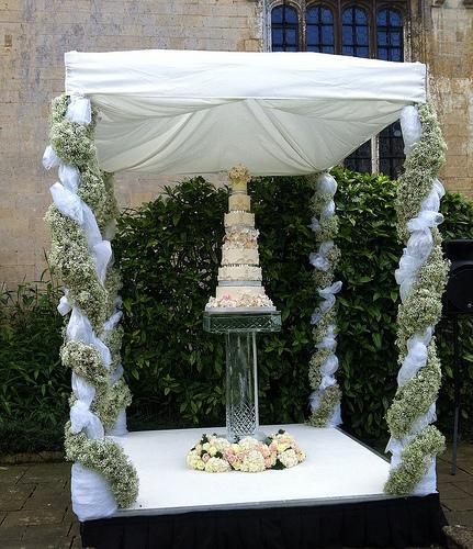 Wedding - Bling And Sugar Flower Cake