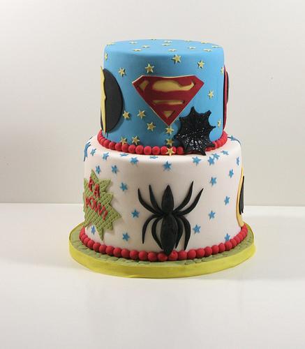 Hochzeit - Superhero Kuchen
