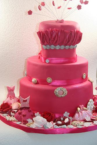 Hochzeit - Fashion Themed Kuchen