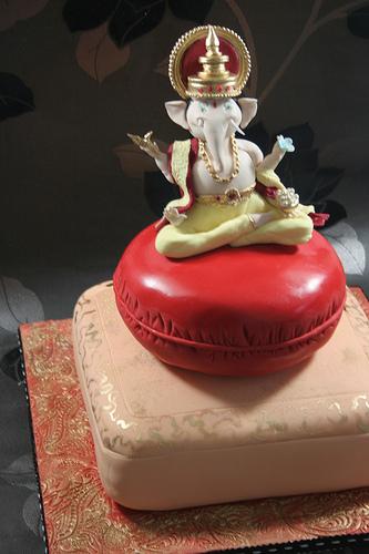 Mariage - Ganesh gâteau