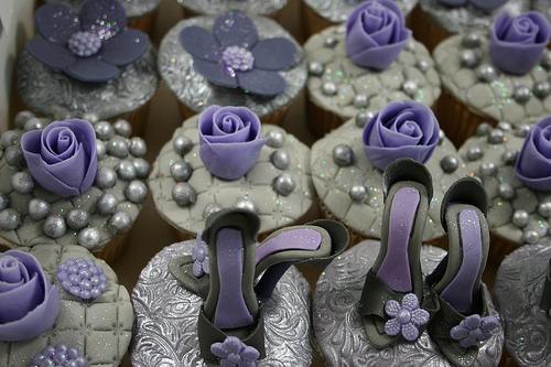 Hochzeit - Schuh-Cupcakes