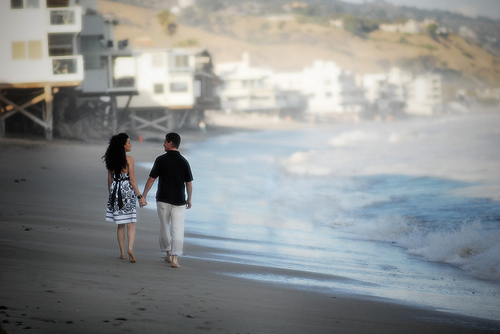 Mariage - De longues promenades sur la plage