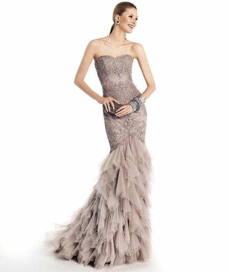 Hochzeit - 2014 Neue Mantel formales Abschlussball-Abend-Partei-Heimkehr-Festzug-Kleid-Hochzeits-Kleid