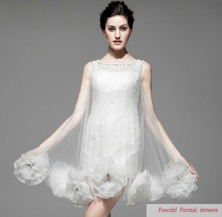 Wedding - 2014 New Mini Prom Evening Party Cocktail Homecoming Dress Wedding Bridal Gowns