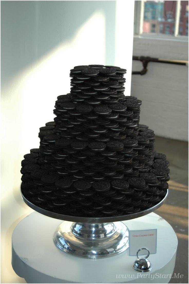 Wedding - A huge oreo wedding cake with number of layers.