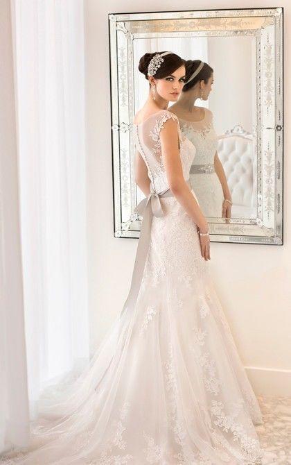 Wedding - White lace mermaid wedding dress
