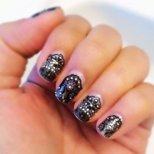 Mariage - Maybelline New York Nail Stickers-minuit dentelle