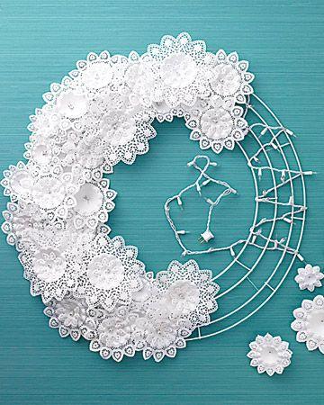 Wedding - Paper-Doily Wreath