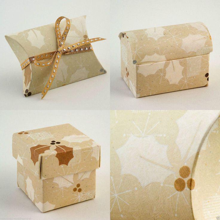 زفاف - Best Quality DIY Foglie Holly Gift Party Christmas Wedding Favour Favor Boxes