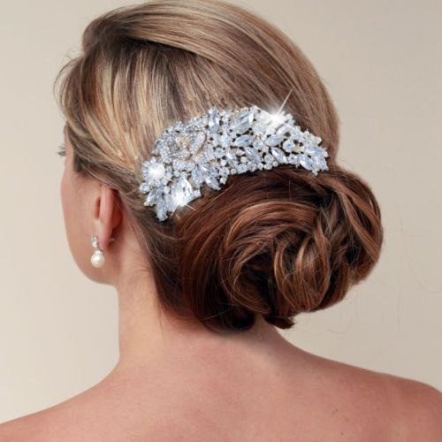 Wedding - Rhinestone Hair Comb, Bridal Clip,  Crystal  Bridal Headpiece - New