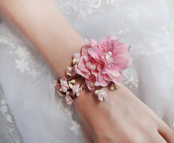 Hochzeit - wedding cuff bracelet -  bridal bracelet