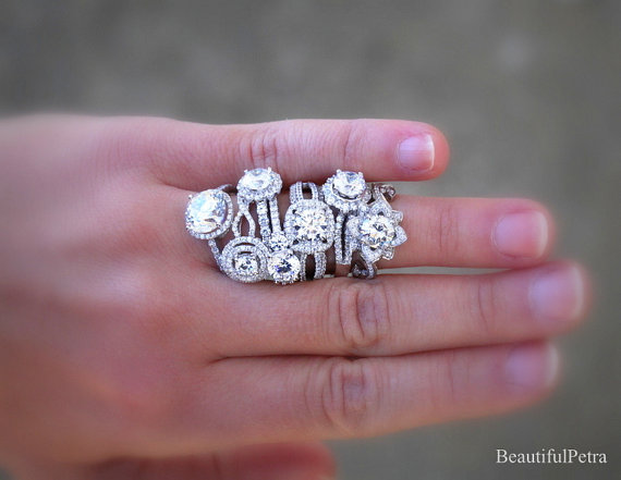 زفاف - Let us CUSTOM MAKE your Diamond Engagment Ring - Purchase this link to get started - BeautifulPetra - New