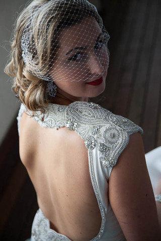 زفاف - Wedding Dress Embellishment   - Shoulder Candy (Made to Order) - New