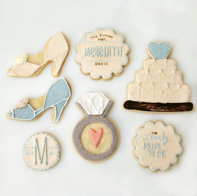 Hochzeit - "Bonne Amie" Bridal Shower Cookies