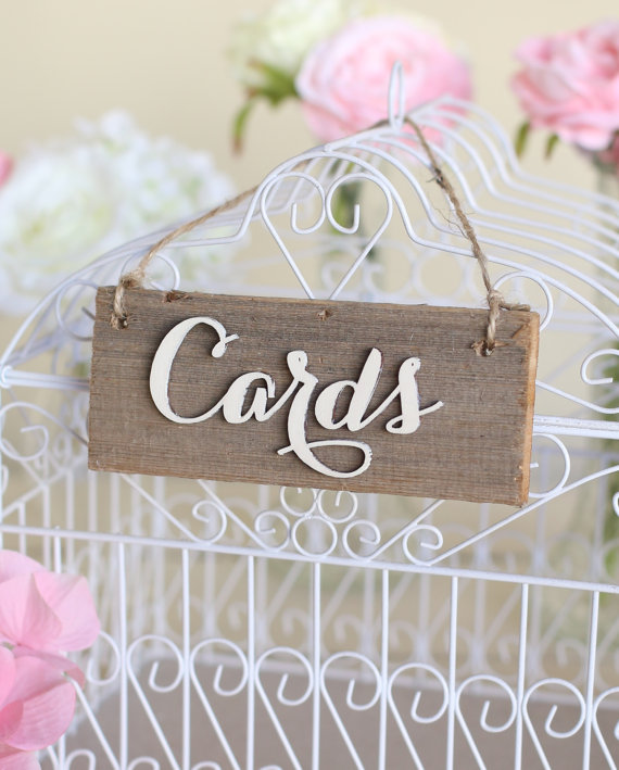 Mariage - Rustic Cards Sign Barn Wood Countryside Wedding (Item Number MHD100007) Design Morgann Hill Designs - New