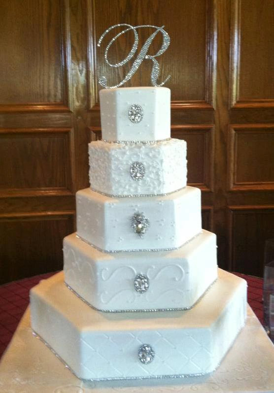 زفاف - Monogram Wedding Cake Topper Crystal Initial Any Letter A B C D E F G H I J K L M N O P Q R S T U V W X Y Z - New